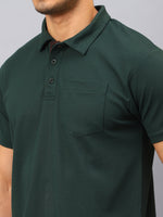 Contrast Placket Polo
