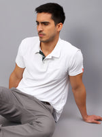 Contrast Placket Polo
