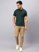 Contrast Placket Polo