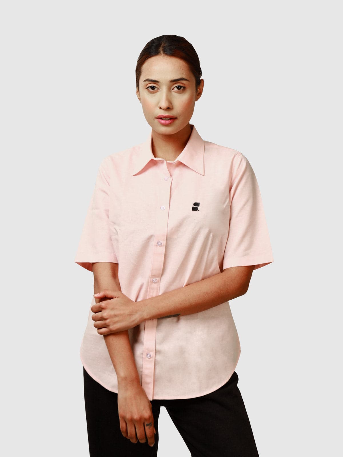 Women's HEMP Shirt: Pink