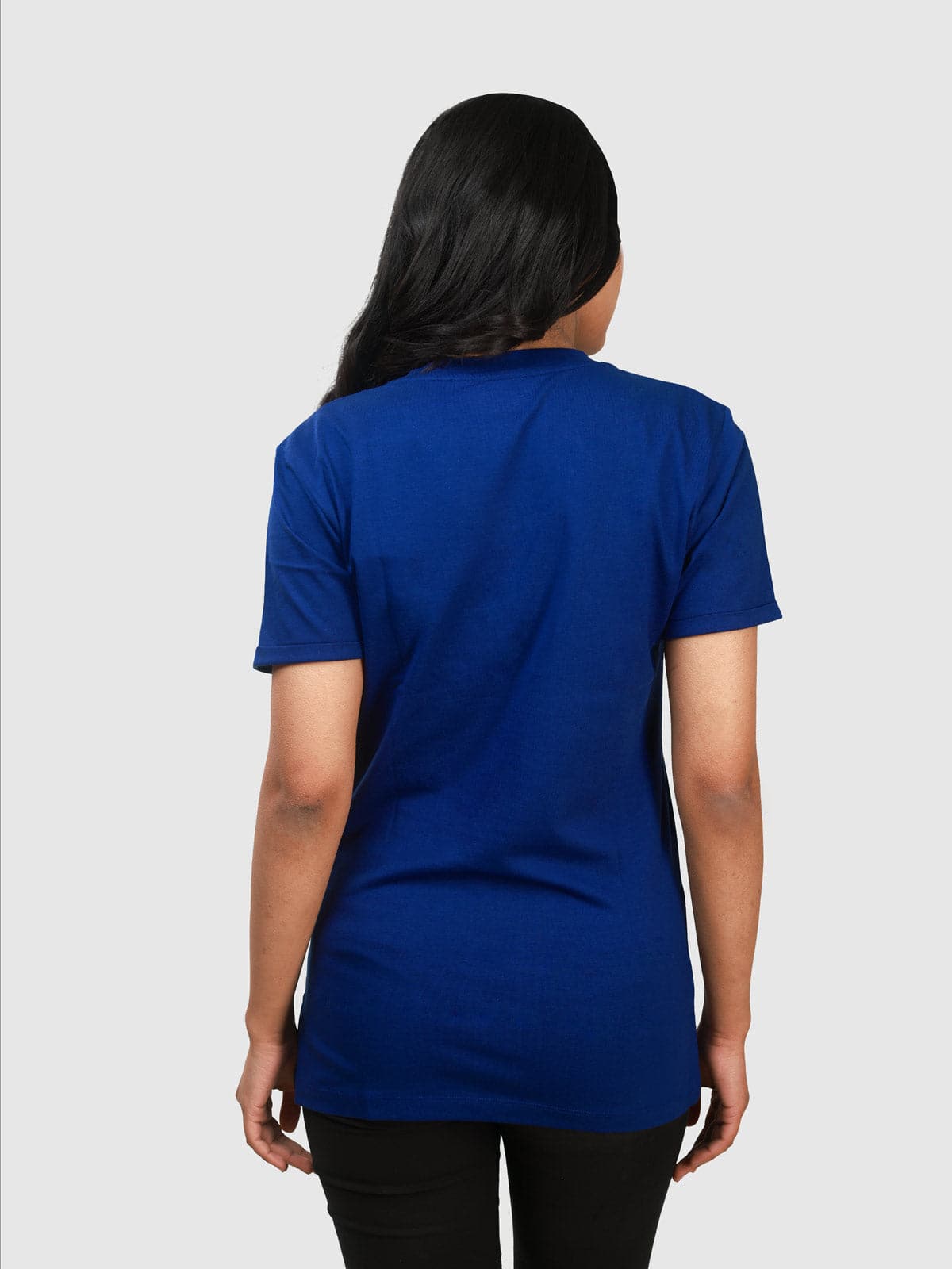 Women's Supima V-Neck: Dark Blue