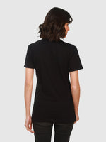 Women's Supima V-Neck: Black