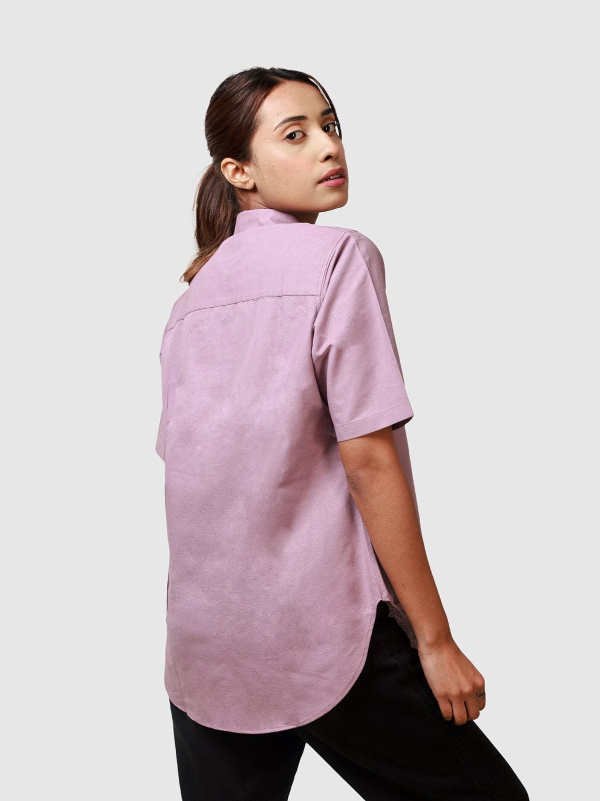 Women's HEMP Shirt: Lavender