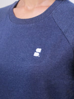 Women's Recycled Cotton Sweatshirt: Royal Blue