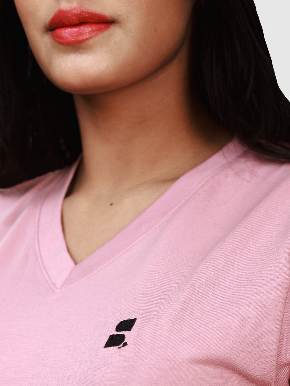 Women's Supima V-Neck: Lavender