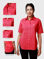 HEMP Shirt: Red Pink