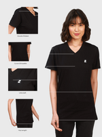 Supima V-Neck: Black