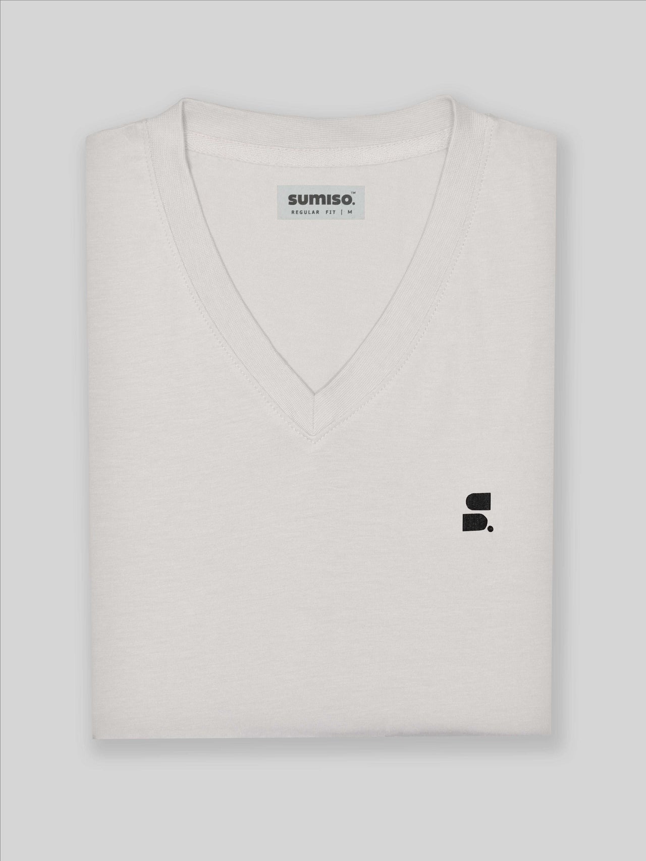 Women's Supima V-Neck: Coconut Milk