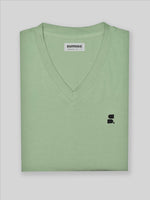 Supima V-Neck: Green