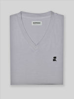 Supima V-Neck: Grey